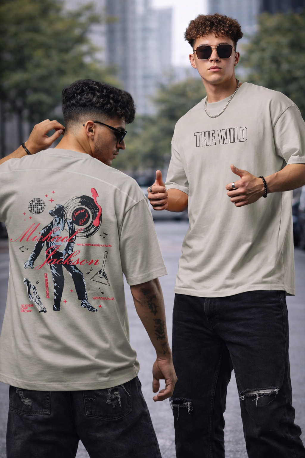 over sized T-shirts